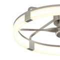 Artika Sunnyvale 28” Fandelier with Remote  Brushed Nickel