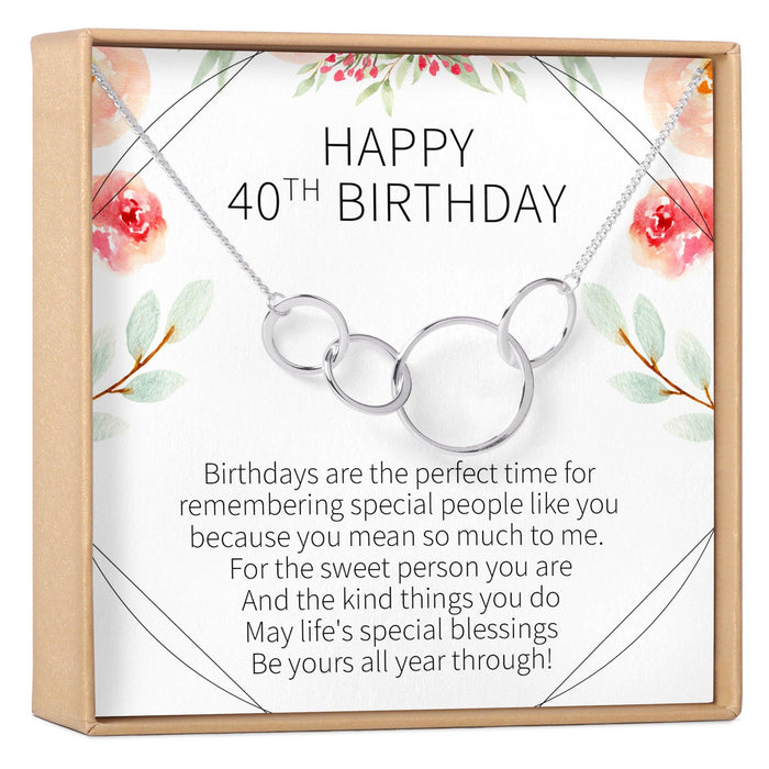 40th Birthday Necklace