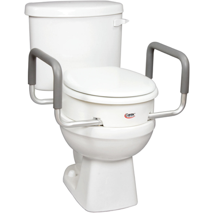 Carex Toilet Seat Elevator With Handles For Elongated Toilets