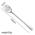 MXXGMYJ Funny Coffee Spoon I Love You Gift Silver for Men Couples Xmas