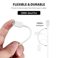 Tech 10 Inches (2Xpack) Usb Type-C Cable Samsung Galaxy S22 Plus 5G Also Fast Qu