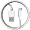 Xnarew USB C Charger Cable for JISULIFE Mini Fan 5FT White Copper