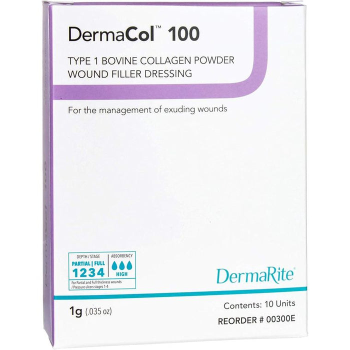 DermaCol™ 100 – 100% Type 1 Bovine Collagen Powder Wound Filler