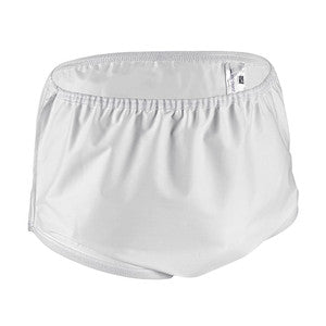 English 🩲 Sani-Pant™ Unisex Pull-On Nylon Brief – White (XL)