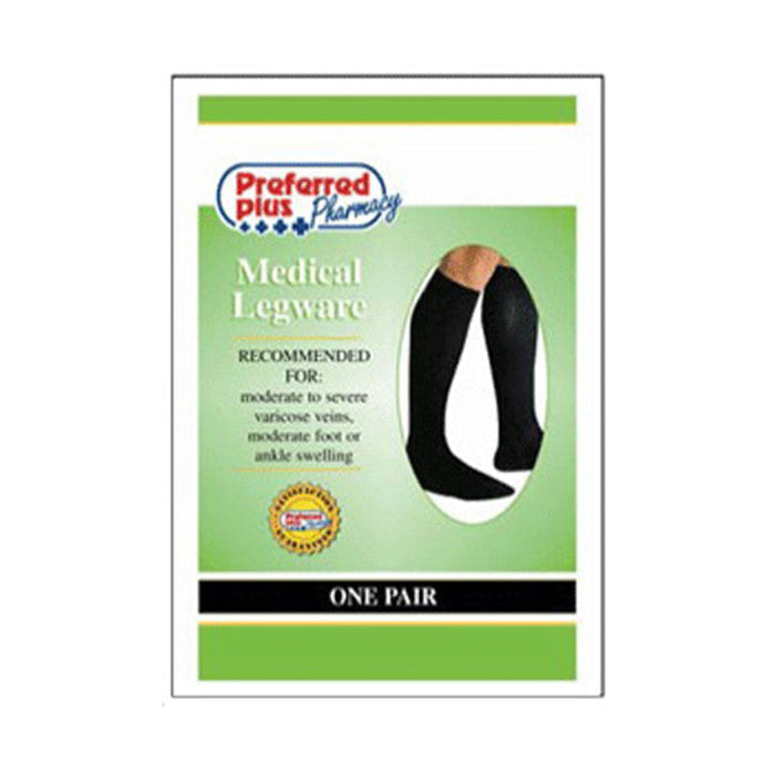 Scott Specialties QCS Men's Medical Legwear Firm Black Medium - 1 Pair