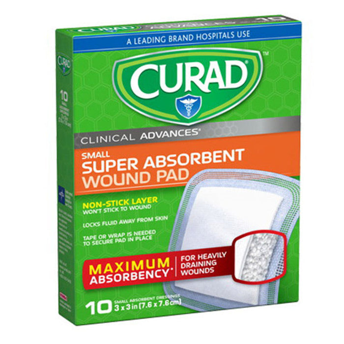 Curad Clinical Advances Super Absorbent Polymer Wound Pad