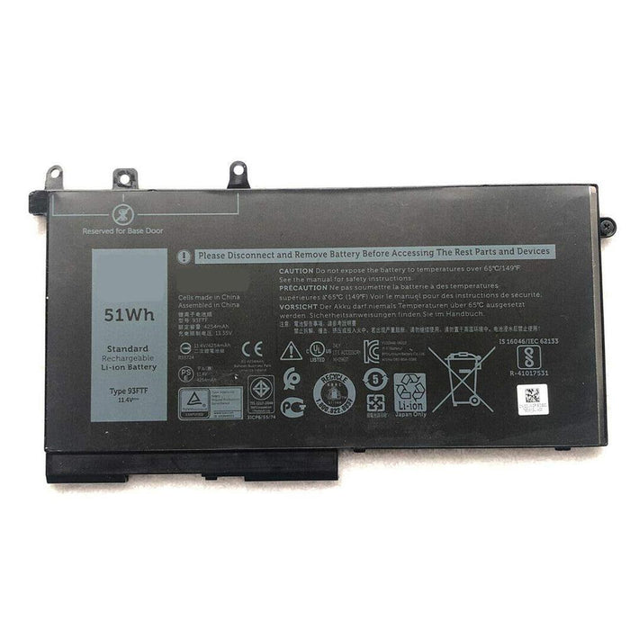 Laptop Battery for Dell Latitude E5x80 E5280; Dell Latitude E5x80 E5380; Dell Latitude E5x80 E5480;
