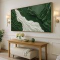 Green Rivers Abstract Wall Art
