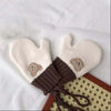 Kids Winter Gloves with String | Warm Toddler Mittens 2-5Y
