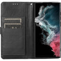Indy Series Genuine Leather Wallet Case - Samsung Galaxy S23 Ultra