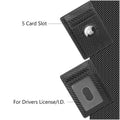 Slim Leather Carbon Style Wallet Case - Apple AirTag