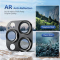 iPhone 15 Pro/Pro Max Camera Lens Protector - Ultra-Clear Glass, 2-Pack | ZeroDamage