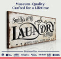 The Laundry Room Sign VI