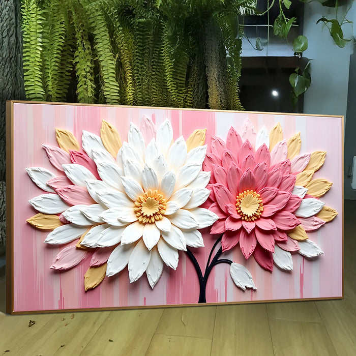 Blushing Blooms Pink Wall Art
