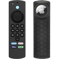 Amazon Fire TV Stick 4K (3rd Gen) Remote Black Silicone Case - Apple AirTag