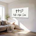 Faith, Hope, Love Faith Wall Art II