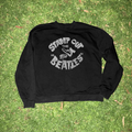 60s 'Stamp Out the Beatles' Black Crewneck Vintage Print