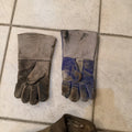 Heavy-Duty Leather Welding Jacket with Gloves