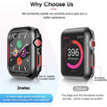 PC Case with Tempered Glass Screen Protector for Apple Watch 42mm