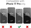 iPhone 17 Pro Case Shockproof Slim Protective Cover Clear