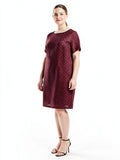 Michael Kors Women's Plus Size Geo Rope-Print Dress, Size 2X