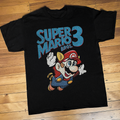 88 Super Mario Bros. 3 Nes Black T-Shirt