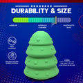 Christmas Tree Dog Toy - Durable Rubber Chew Toy for Large Dogs | USA Made