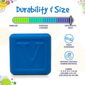 Love Cube eDispenser - Durable Rubber Chew Toy & Treat Dispenser | USA Made