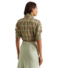 Lauren Ralph Lauren Plaid Cotton Twill Shirt, Size Large