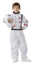 KIMI HOUSE Kids Astronaut Costume Space Suit Boys Girls White Size 7-9Y