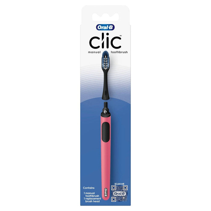 Oral B Clic Toothbrush Handle With Replaceable Brush Head - 1ct