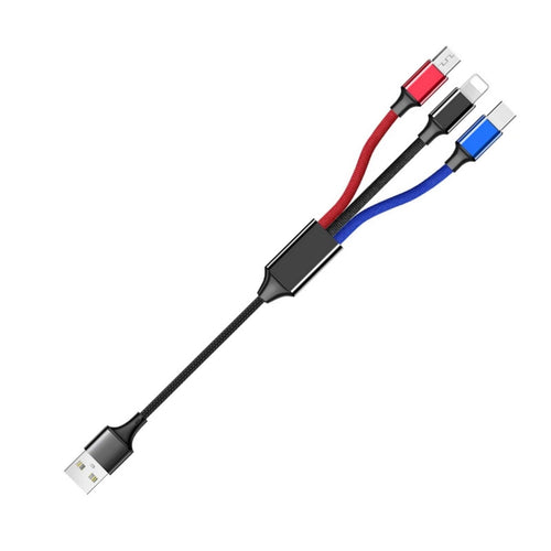 USB-C & Micro USB Power Bank Cable — Universal Charger Cord for Anker, iWalk, IN