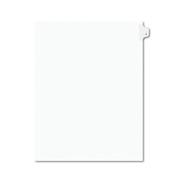 Avery Individual Legal Exhibit Dividers, #1, Side Tab, Letter Size, 25-count