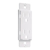TayMac AD20W Paintable Duplex Adapter Plate White Plastic