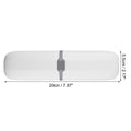 VOCOSTE Toothbrush Travel Case Plastic White 7.87x2.17 Inches