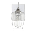 Forte  2679-01-55 9 One Light Cord-Hung Glass Mini Pendant, Brushed Nickel