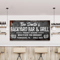 Backyard Bar & Grill Sign XXIII