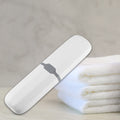 VOCOSTE Toothbrush Travel Case Plastic White 7.87x2.17 Inches