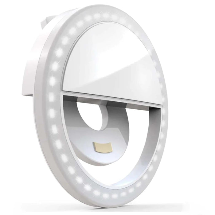 On Ring Light For Phone | 36 Led Ultra Wide Range Rechargeable Selfie Light With