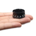 SAPHUE 4PCS Speed Control Knobs Electric Guitar Tone Volume Black