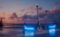 Electric LED Bicycle Scooter Lights Night Cycling Colorful Lamp Water