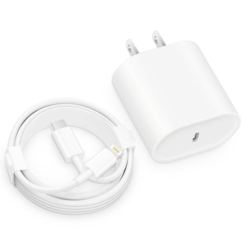 Charger I Phone, 20W Usb C Block With 6Ft Cable Ip 14/14 Pro/14 Plus/14 Pro Max/