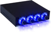 Kingwin Fan Controller 4 Channel w/ LED. Controls up to 4 Sets of PC Computer Fans