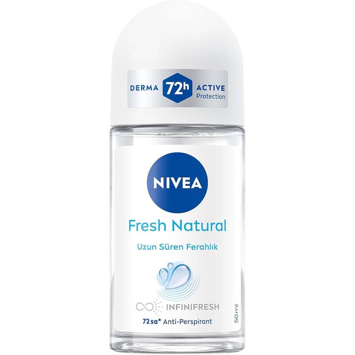 NIVEA Fresh Natural 72h Anti-Perspirant Roll-On for Women 50ml