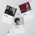 LeeJ 2026 Well-Behaved Women Wall Calendar 11x8.5 Feminist Color