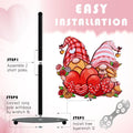YLOLUL Valentine's Day Metal Paper Towel Holder Large Countertop Stand