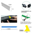 EL Wire Car Interior Neon Strip Lights 2M — USB 5V with Fuse Protection for Dash
