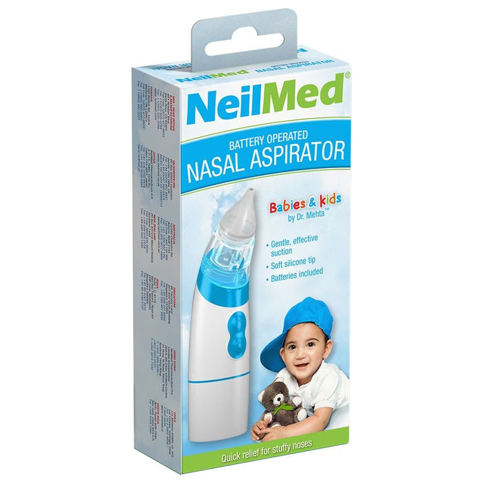 NeilMed® Battery Operated Nasal Aspirator – For Babies and Kids