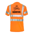 I Love Squirters - Reflective Safety T-Shirt