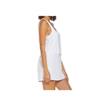 Nike Womens White Sleeveless Scoop Neck Top, Size Large